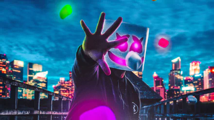 Marshmello (DJ) music HD Desktop Wallpaper | Background Image