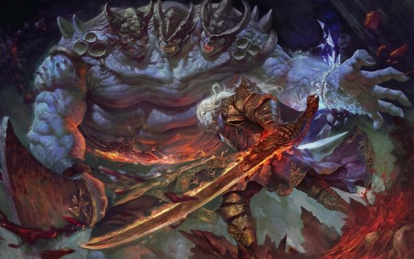 Fantasy Battle Sword Creature Warrior Castlevania HD Wallpaper | Background Image