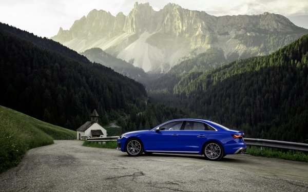 Vehicles Audi S4 Audi Car Blue Car Luxury Car Compact Car HD Wallpaper | Background Image