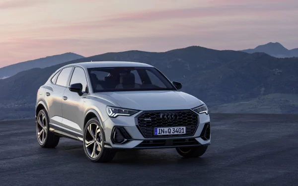 crossover car compact car white car SUV car Audi vehicle Audi Q3 HD Desktop Wallpaper | Background Image