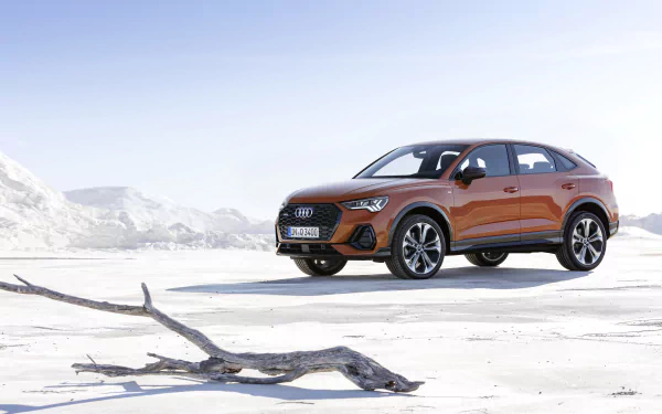 desert orange car SUV car Audi Audi Q3 vehicle Audi Q3 Sportback S Line HD Desktop Wallpaper | Background Image