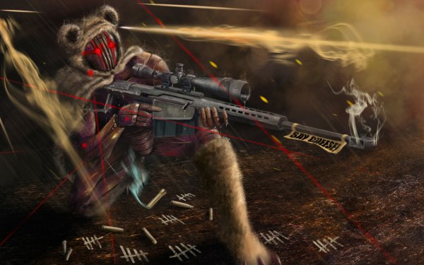 Sci Fi Warrior Sniper Rifle HD Wallpaper | Background Image
