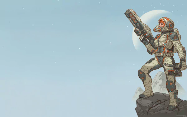 space suit woman warrior weapon Sci Fi HD Desktop Wallpaper | Background Image