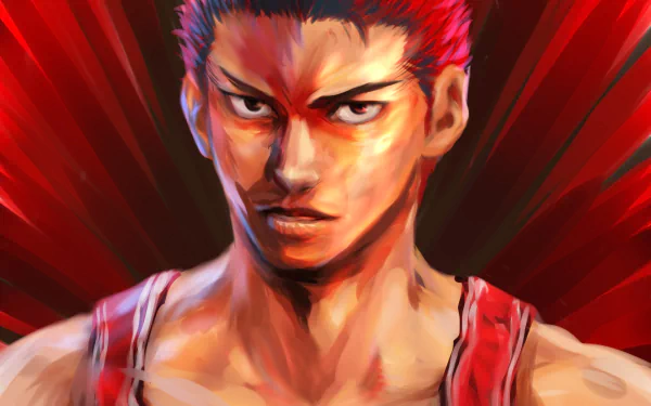 Hanamichi Sakuragi Anime Slam Dunk HD Desktop Wallpaper | Background Image