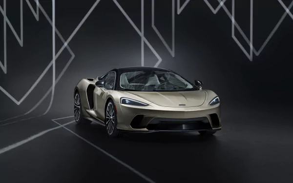 coupé grand tourer silver car supercar car McLaren vehicle McLaren GT HD Desktop Wallpaper | Background Image