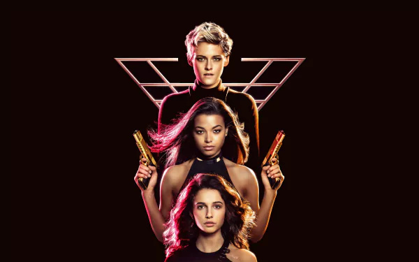 Ella Balinska Naomi Scott Kristen Stewart movie Charlie's Angels (2019) HD Desktop Wallpaper | Background Image