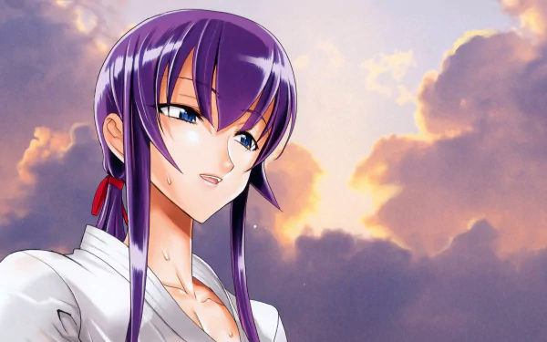 Saeko Busujima Anime Highschool Of The Dead HD Desktop Wallpaper | Background Image