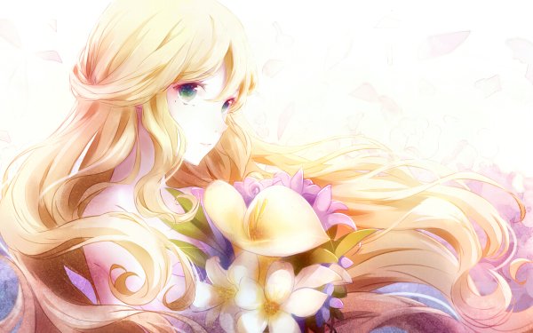 Anime Original Blonde HD Wallpaper | Background Image