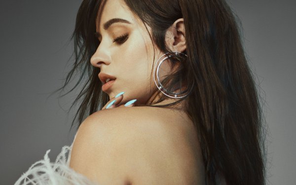 Music Camila Cabello Cuban Singer Brunette Earrings HD Wallpaper | Background Image
