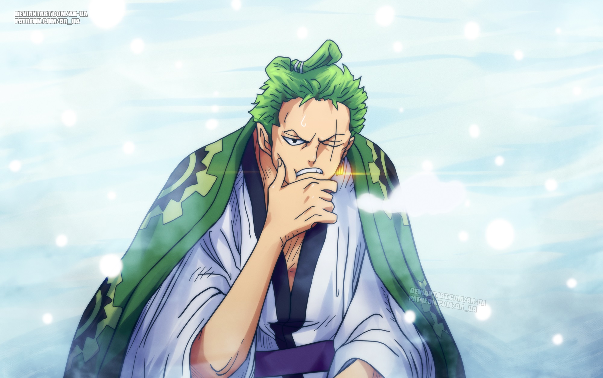 Download Roronoa Zoro Anime One Piece HD Wallpaper by AR-UA