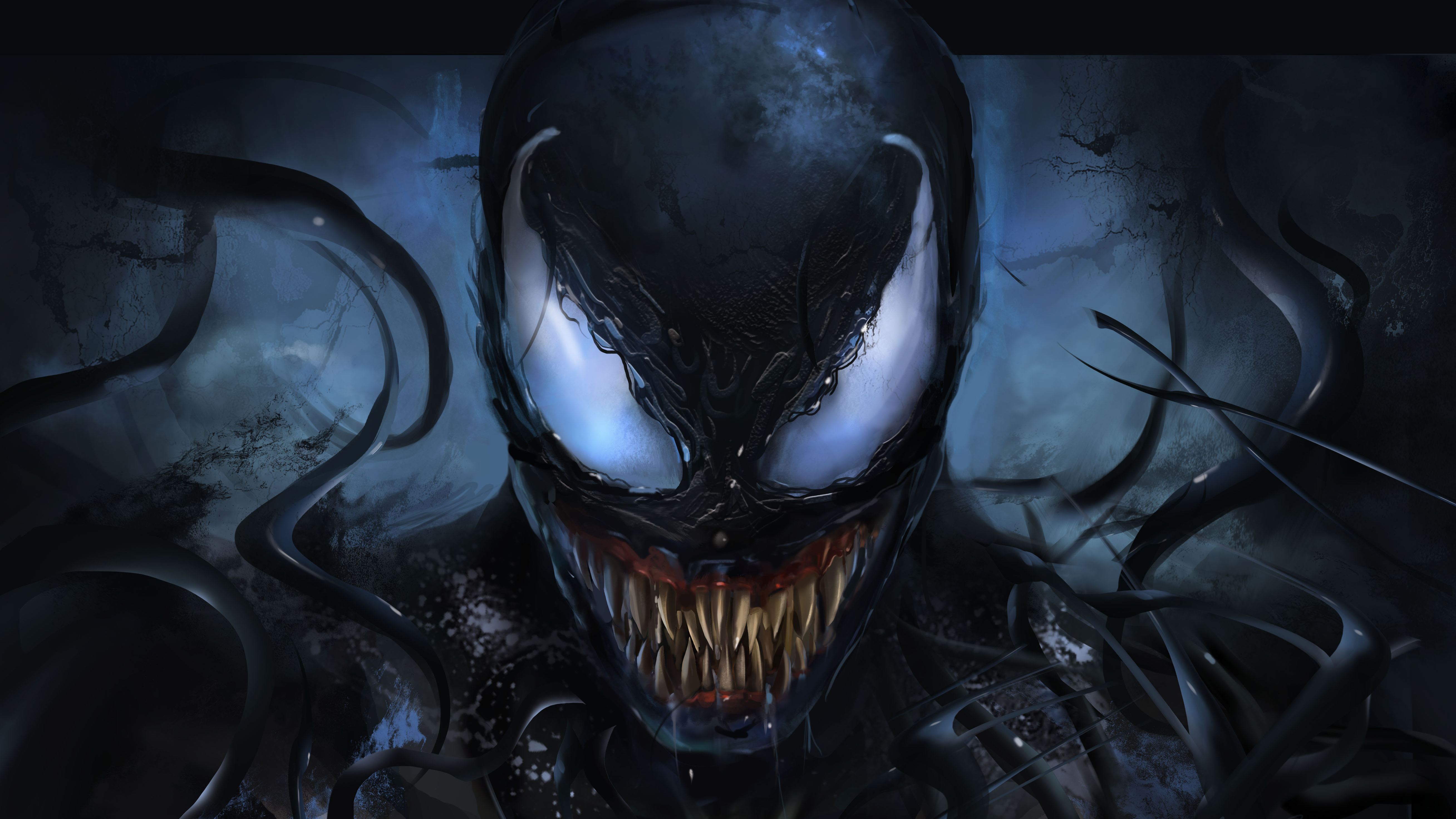 Tom Hardy Michelle Williams Riz Ahmed In Venom 4K Ultra HD Mobile Wallpaper