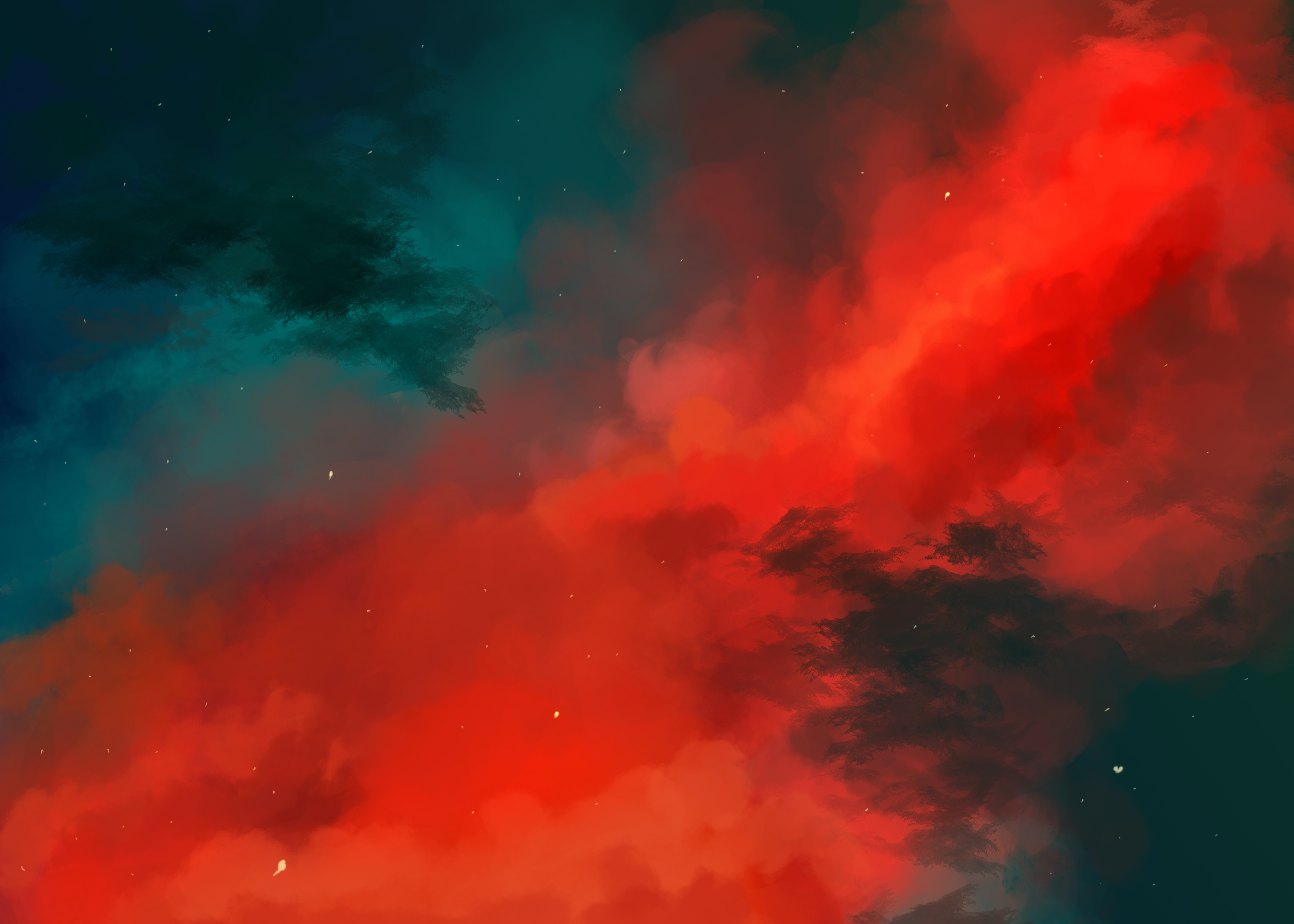 Sci Fi Nebula 4k Ultra Hd Wallpaper Background Image 7000x5000 8498