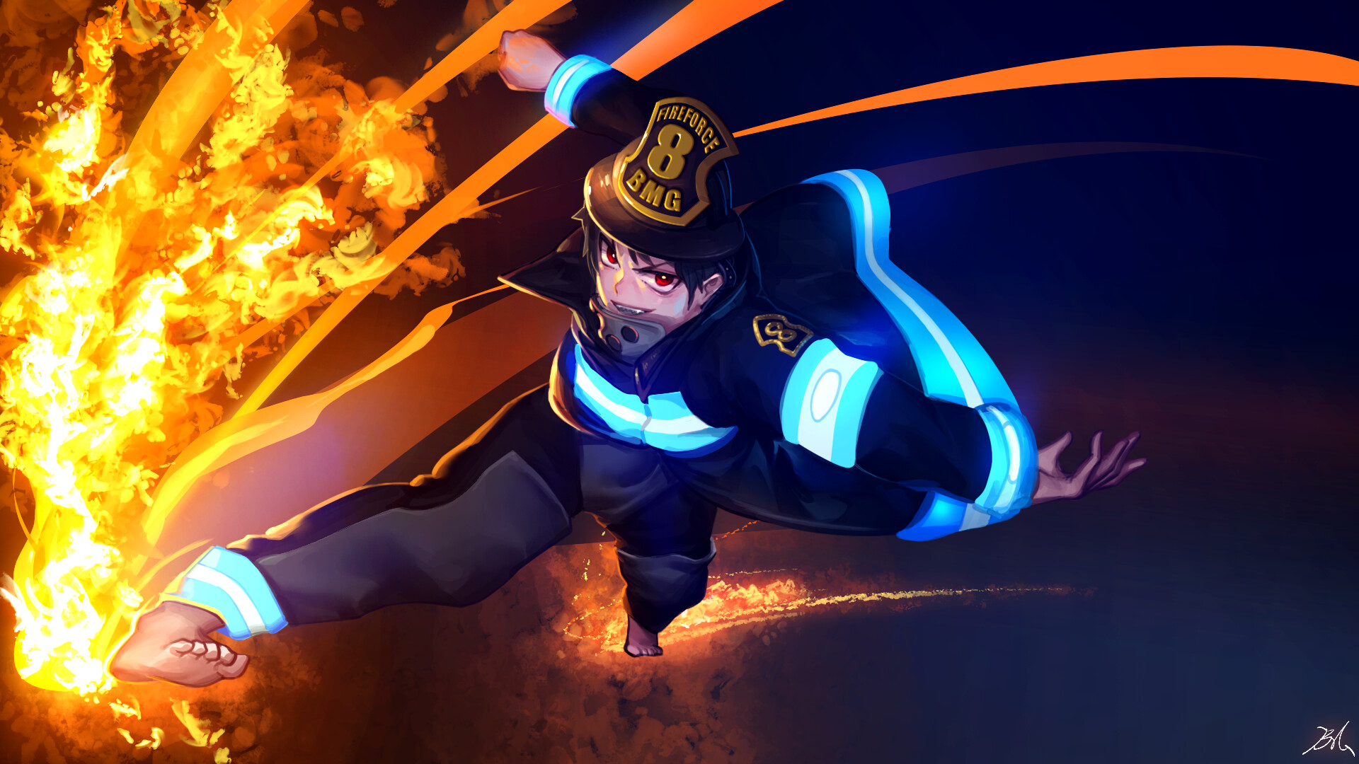 Joker (Fire Force) - Desktop Wallpapers, Phone Wallpaper, PFP, Gifs, and  More!