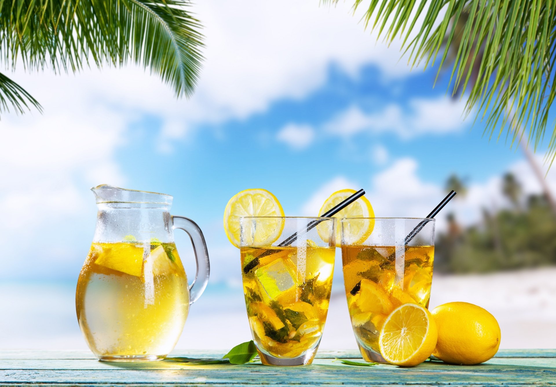 Download Glass Lemonade Lemon Summer Food Drink 4k Ultra HD Wallpaper