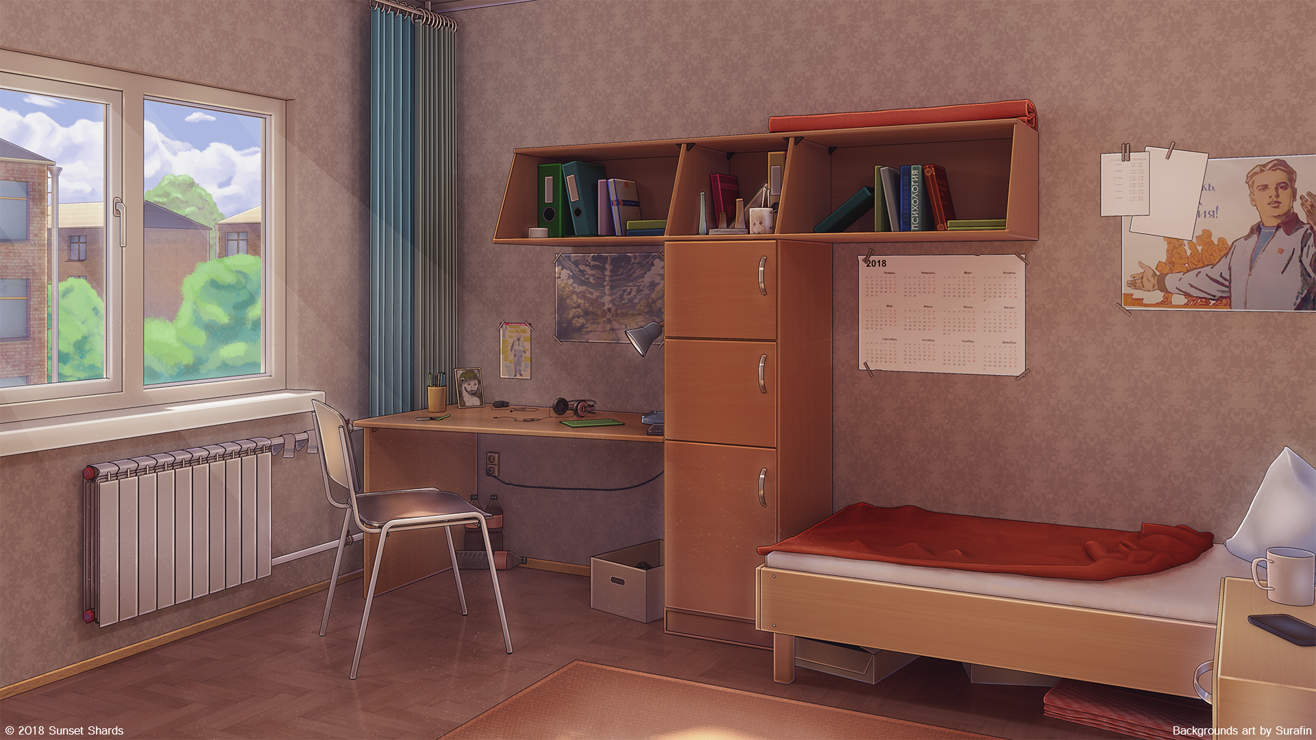 Anime Room HD Wallpaper by Surafin