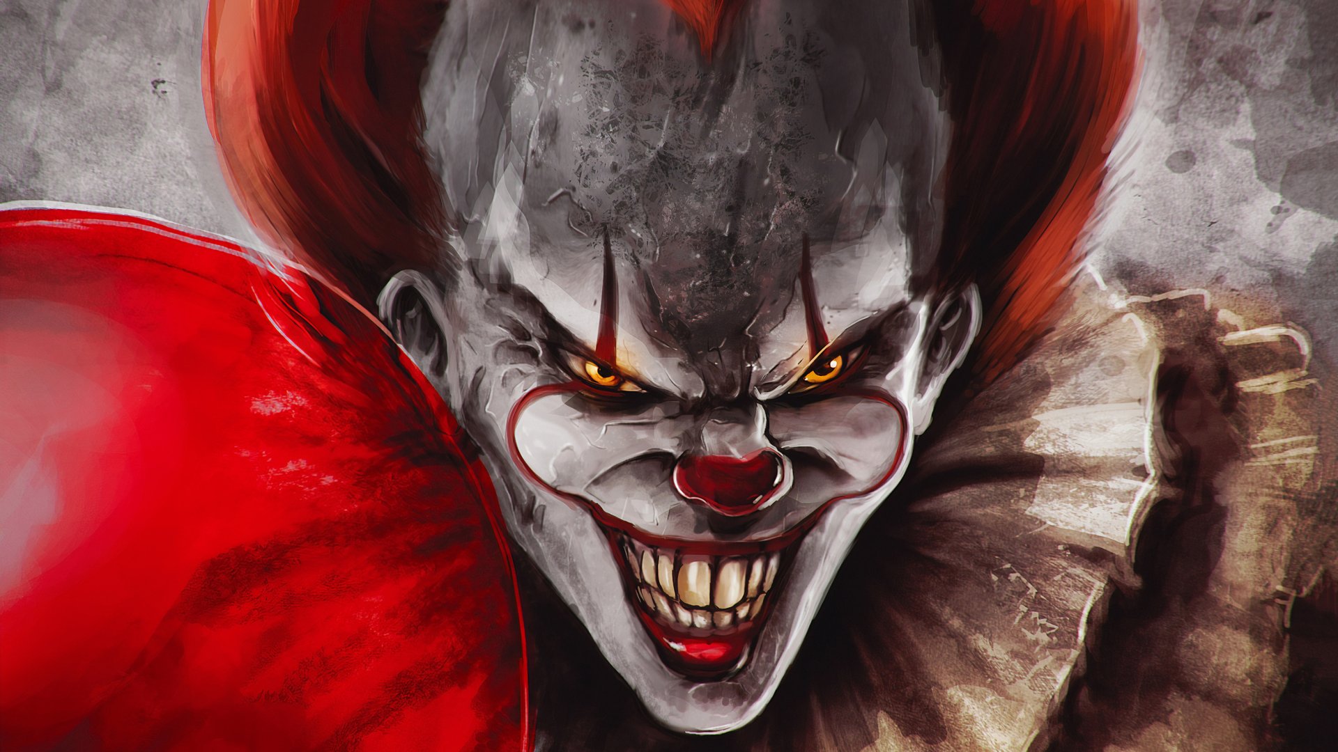 Download Clown Pennywise (It) Movie It (2017) HD Wallpaper by Jimmy Orell