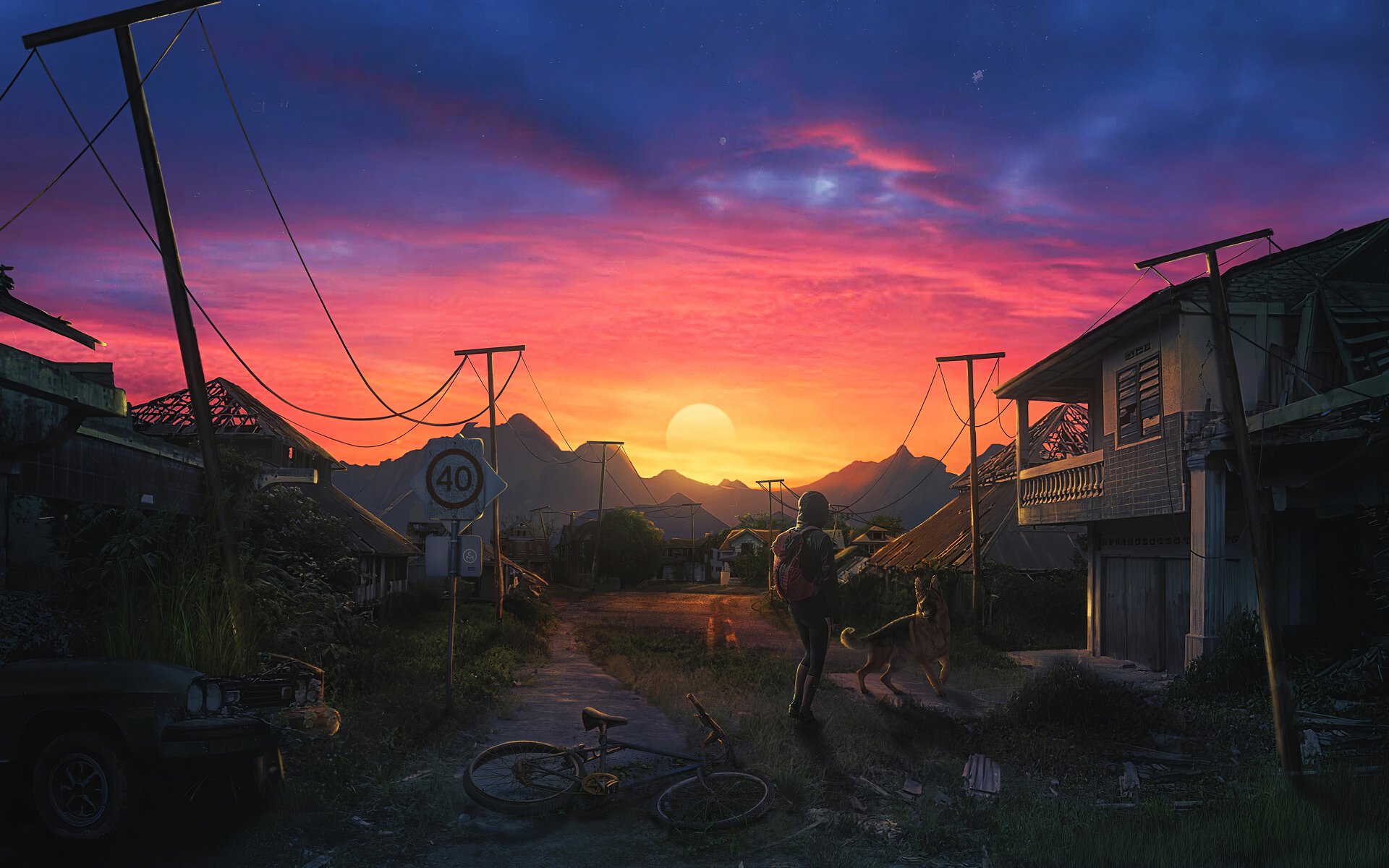 Last Dawn 4K Post Apocalyptic Sci Fi Wallpaper By Cameron McPhee 