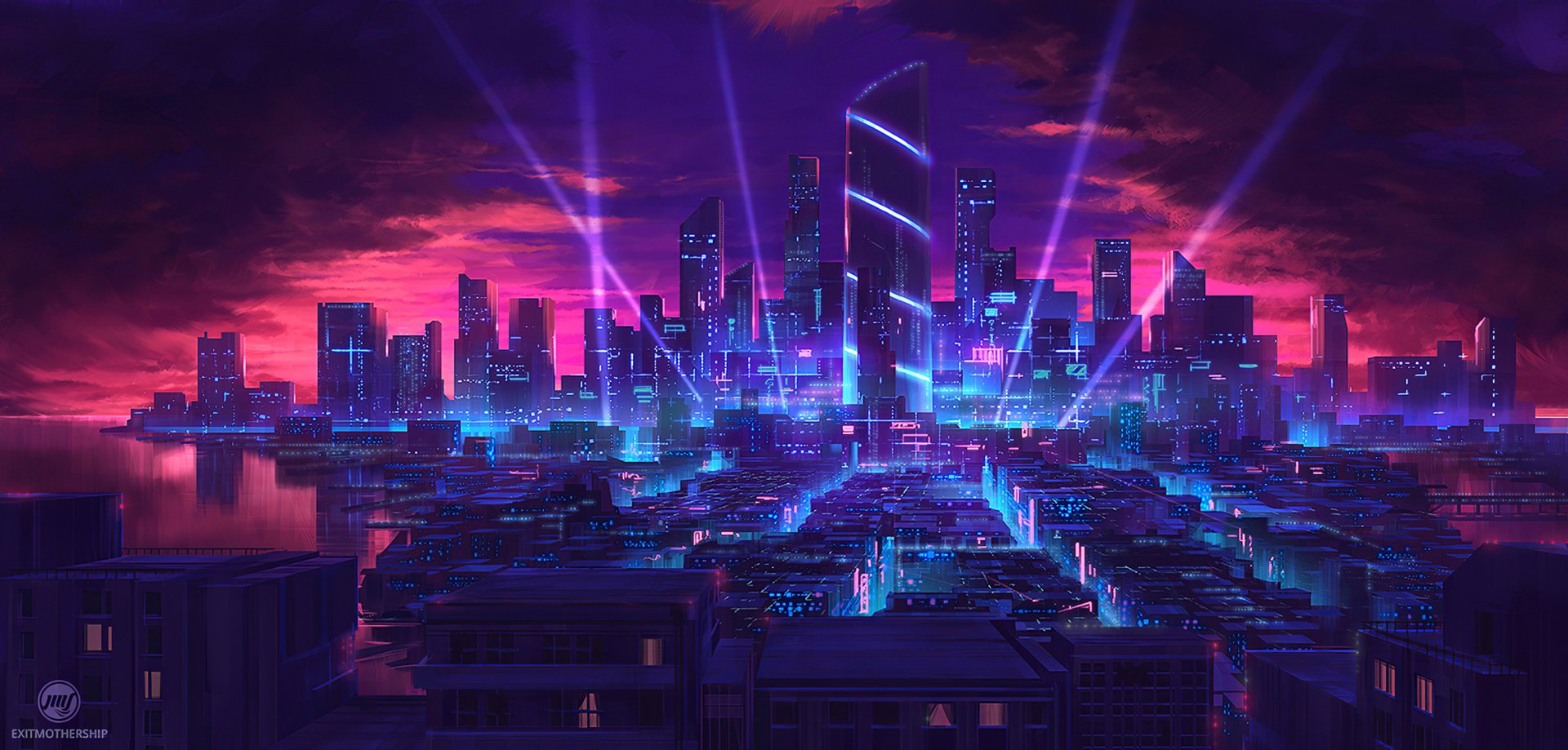 Download Skyscraper Building Sci Fi City Sci Fi City HD Wallpaper by ...