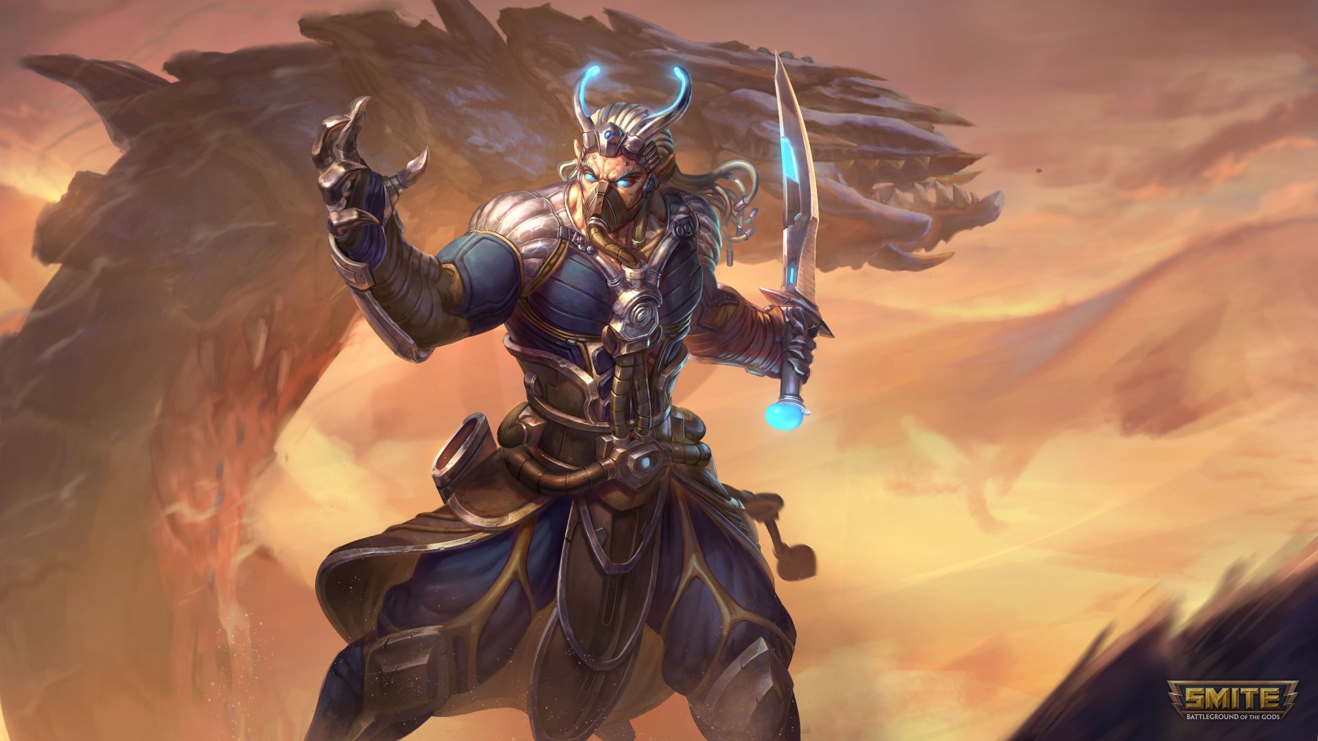 Download Ao Kuang (Smite) Video Game Smite 4k Ultra HD Wallpaper