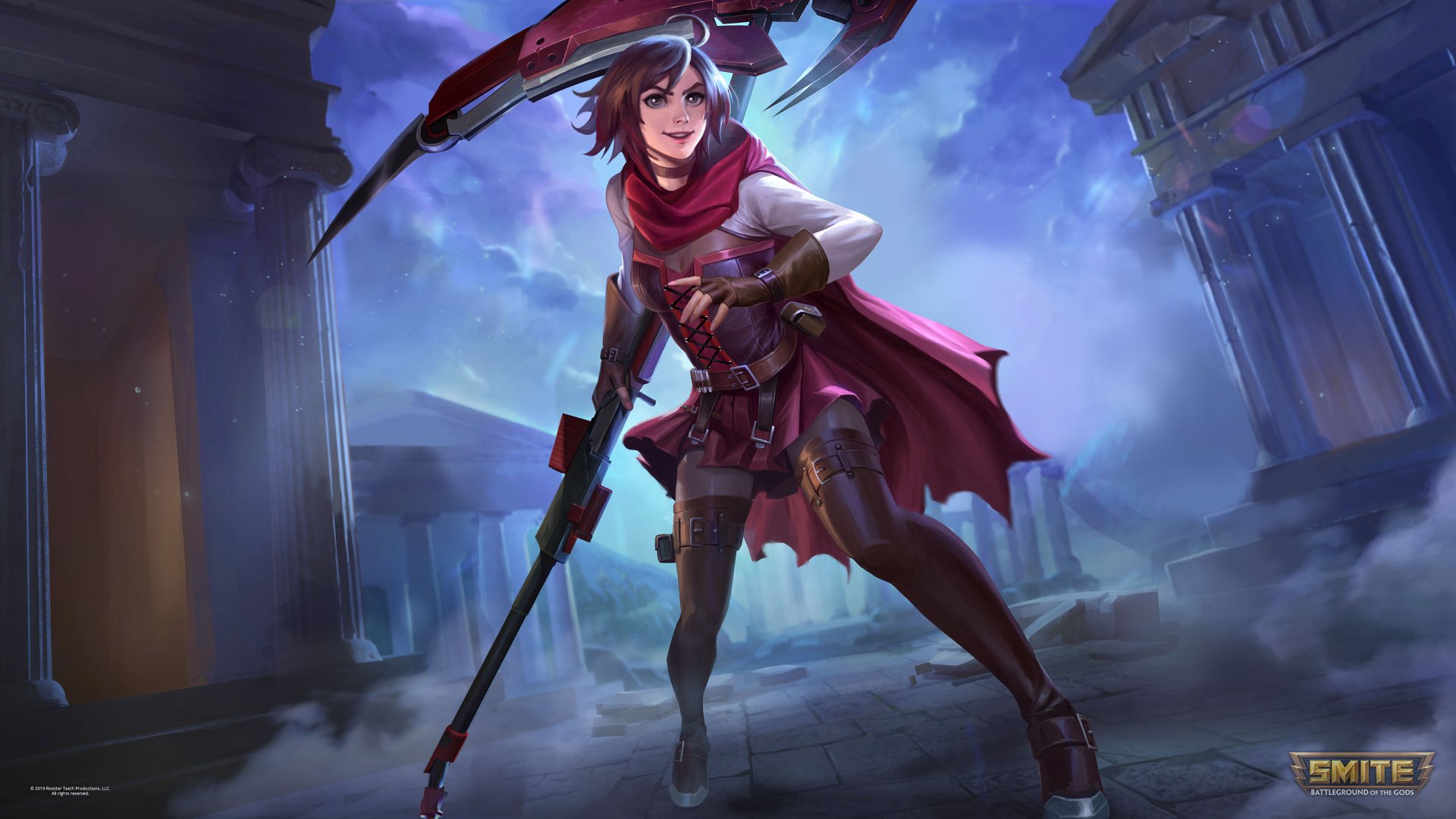 Thanatos Smite 4K Ultra HD Video Game Wallpaper – Epic Battle Ready ...