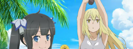 Aiz Wallenstein Hestia (DanMachi) Anime Is It Wrong to Try to Pick Up Girls in a Dungeon? HD Desktop Wallpaper | Background Image