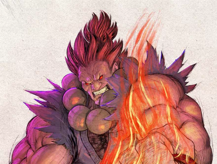 Akuma (Street Fighter) video game Street Fighter HD Desktop Wallpaper | Background Image
