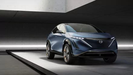 electric car SUV car Nissan vehicle Nissan Ariya HD Desktop Wallpaper | Background Image