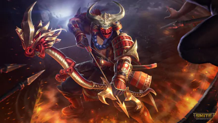 Hachiman (Smite) video game Smite HD Desktop Wallpaper | Background Image