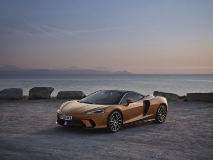 orange car car supercar McLaren vehicle McLaren GT HD Desktop Wallpaper | Background Image