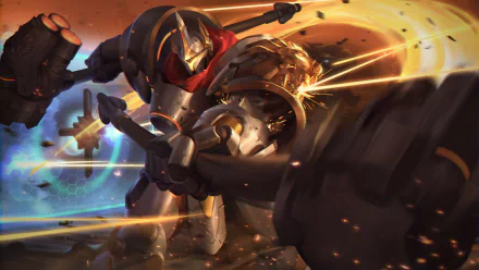 Reinhardt (Overwatch) video game Overwatch HD Desktop Wallpaper | Background Image