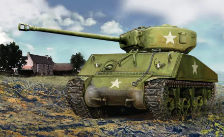 tank military M4 Sherman HD Desktop Wallpaper | Background Image