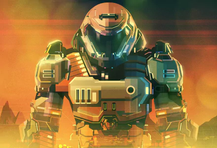 warrior Doomguy video game Doom HD Desktop Wallpaper | Background Image