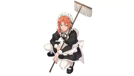 Leo Tsukinaga maid video game Ensemble Stars! HD Desktop Wallpaper | Background Image