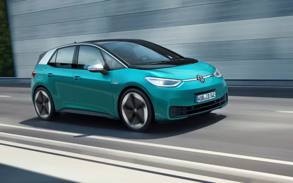 compact car electric car car Volkswagen vehicle Volkswagen ID.3 HD Desktop Wallpaper | Background Image
