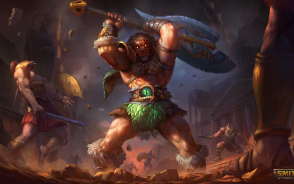 Hercules (Smite) video game Smite HD Desktop Wallpaper | Background Image