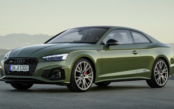Vehicles Audi A5 Edition One Audi Coupé Green Car Car HD Wallpaper | Background Image