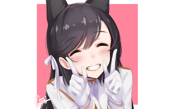 animal ears Atago (Azur Lane) Anime Azur Lane HD Desktop Wallpaper | Background Image