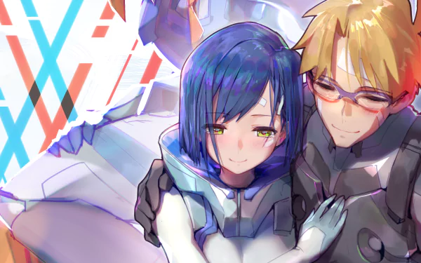 Ichigo (Darling in the FranXX) Goro (Darling in the FranXX) Anime Darling in the FranXX HD Desktop Wallpaper | Background Image