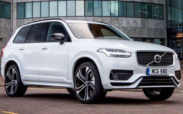 Vehicles Volvo XC90 Twin Engine R-Design Volvo Crossover Car SUV White Car Car HD Wallpaper | Background Image