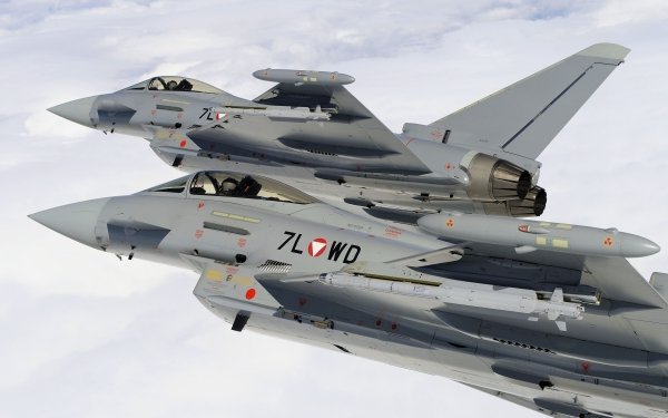 Military Eurofighter Typhoon Jet Fighter Aircraft Warplane HD Wallpaper | Background Image