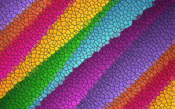 mosaic rainbow Abstract colors HD Desktop Wallpaper | Background Image