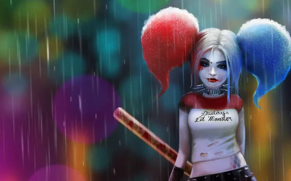 twintails DC Comics Comic Harley Quinn HD Desktop Wallpaper | Background Image
