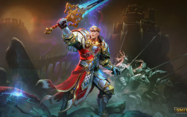 King Arthur (Smite) video game Smite HD Desktop Wallpaper | Background Image