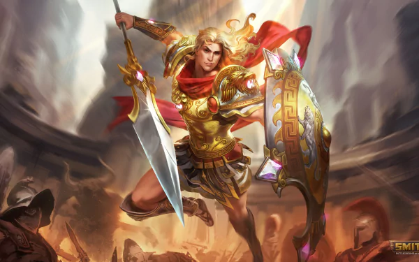 Achilles (Smite) video game Smite HD Desktop Wallpaper | Background Image