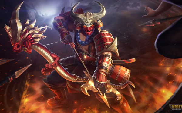 Hachiman (Smite) video game Smite HD Desktop Wallpaper | Background Image