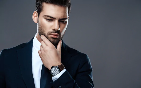 suit man model HD Desktop Wallpaper | Background Image