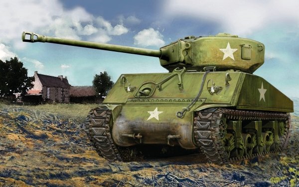 Military M4 Sherman Tanks Tank HD Wallpaper | Background Image
