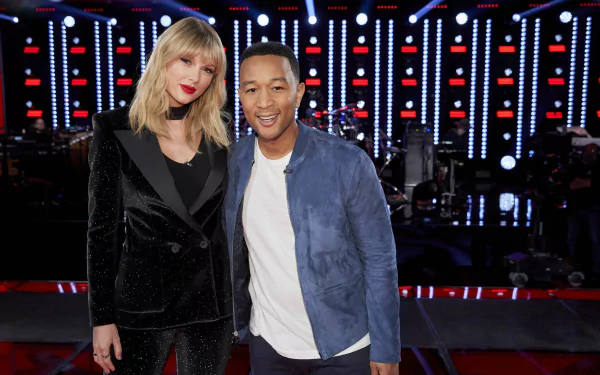  Taylor swift at the voice, 29 October 2019