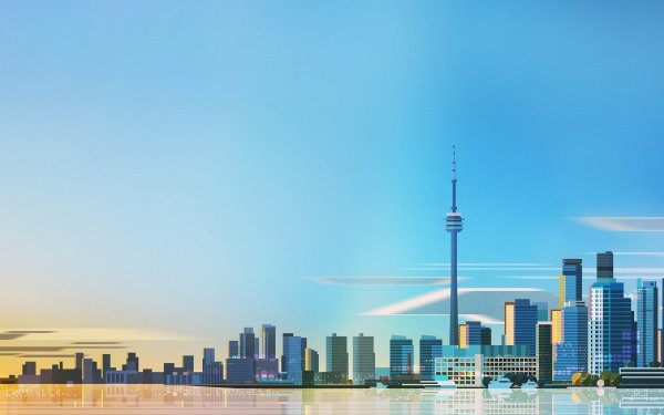 Man Made Toronto Cities Canada City Building Architecture Skyscraper HD Wallpaper | Background Image