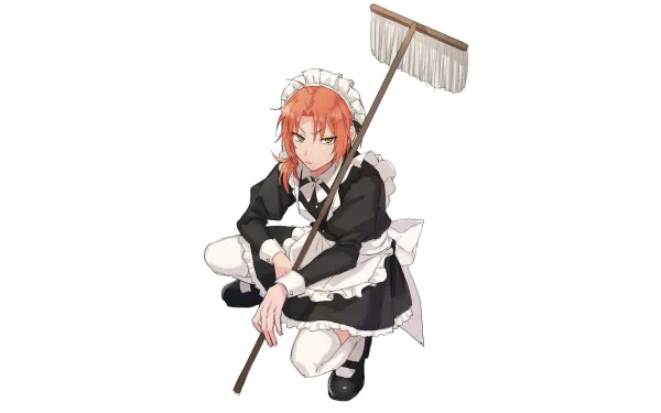 Leo Tsukinaga maid video game Ensemble Stars! HD Desktop Wallpaper | Background Image